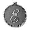 Сива метална гривна с висулка буква E Alex And Ani-1 снимка