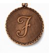 Медна метална гривна с инициала F Alex And Ani-1 снимка