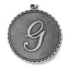 Сива метална гривна тип обръч с буква G Alex And Ani-1 снимка