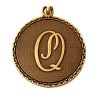 Златиста гривна с буква Q Alex And Ani-1 снимка