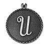 Сребриста гривна с медальон буква U Alex And Ani-1 снимка