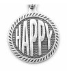 Сребриста гривна с медальон HAPPY Alex And Ani-1 снимка
