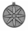 Сребриста дамска гривна с кръгла висулка Alex And Ani-1 снимка