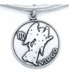 Сребриста гривна с висулка зодия Дева Alex And Ani-1 снимка