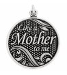Сребриста дамска гривна с кръгла висулка Like a Mother Alex And Ani-1 снимка