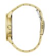 Мъжки златист аналогов часовник с метална верижка Guess-1 снимка