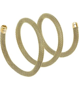 Дамска златиста гривна от метална мрежа Snake Breil снимка