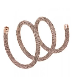Дамска гривна в цвят розово злато Breil Snake снимка