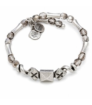 Дамска гривна в сребрист цвят с мъниста Alex And Ani снимка