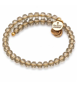 Дамска бежова гривна с мъниста Alex And Ani снимка