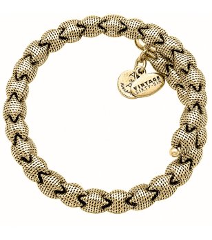 Дамска златиста гривна с медальони Alex And Ani снимка