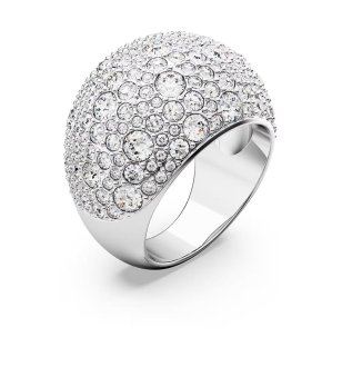 Дамски сребрист пръстен с кристали Swarovski SUBLIMA снимка