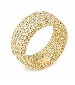 Дамски златист пръстен с кристали INFINITY Guess снимка