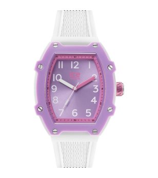 Детски лилав часовник с бяла силиконова верижка ICE BOLIDAY KIDS PRINCESS снимка