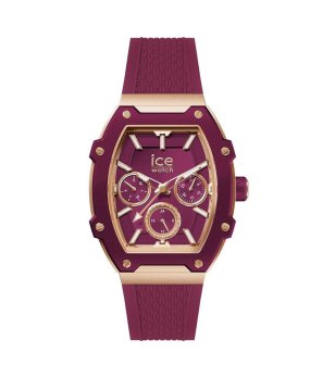Дамски бордо часовник с правоъгълен корпус Ice-Watch снимка