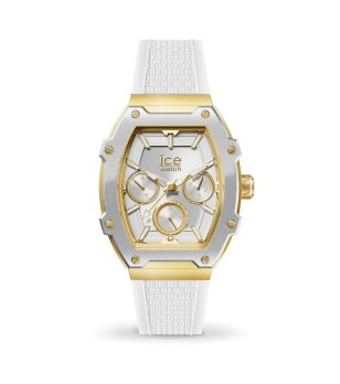 Бял дамски часовник с кварцов механизъм Ice-Watch снимка
