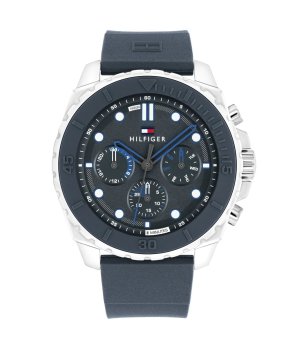 Мъжки тъмносин мултифункционален часовник Tommy Hilfiger снимка