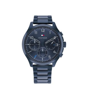 Мъжки син часовник с метална верижка Tommy Hilfiger снимка