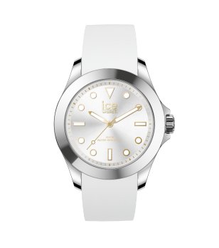 Unisex бял часовник с бял циферблат ICE steel Classic снимка