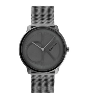Мъжки сив часовник с метална верижка CALVIN KLEIN снимка