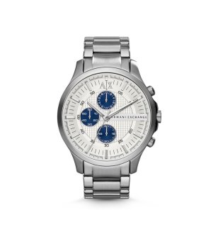 Мъжки сребрист часовник с хронограф Armani Exchange снимка