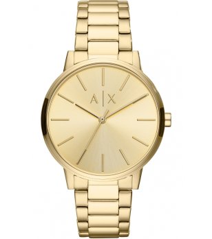 Мъжки златист часовник с метална верижка Armani Exchange снимка