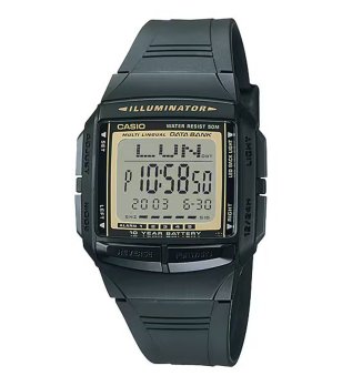 Черен дигитален унисекс часовник Casio снимка