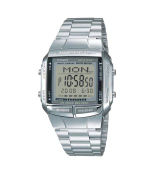 Мъжки сребрист дигитален часовник Casio снимка