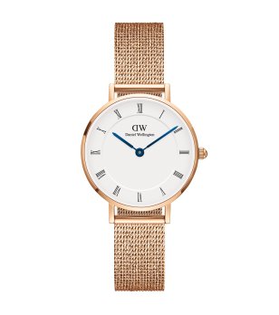 Дамски розовозлатист часовник с мрежеста верижка PETITE ROMAN Daniel Wellington снимка