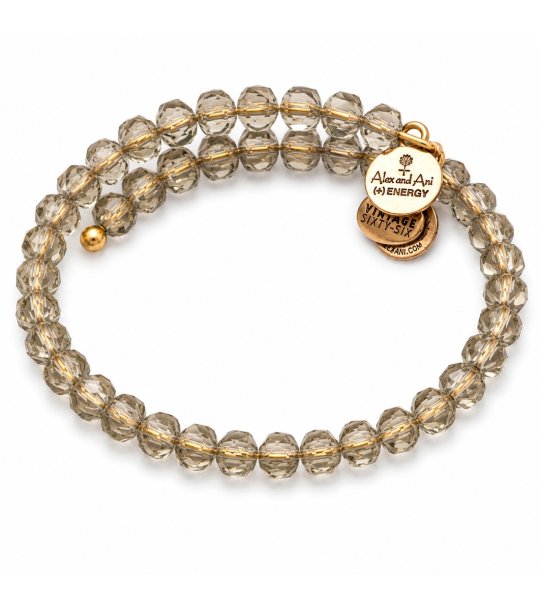 Дамска бежова гривна с мъниста Alex And Ani снимка