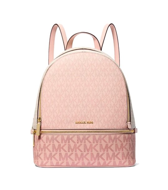 Дамска розова раница с монограм RHEA Michael Kors снимка