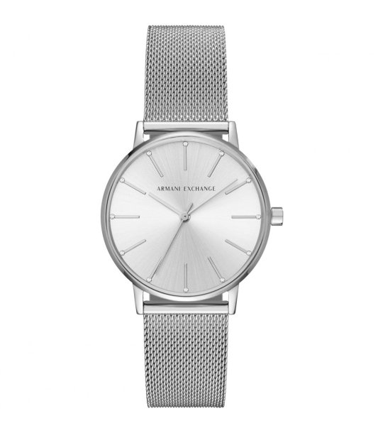 Дамски сребрист часовник с миланска верижка Armani Exchange снимка