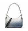 Дамска бяла и синя чанта за рамо с градиент JET SET TRAVEL Michael Kors-1 снимка