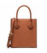 Кафява дамска чанта тип tote MERCER Michael Kors-1 снимка