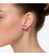 Розови обеци с кристали Swarovski Lucent-2 снимка