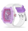 Детски лилав часовник с бяла силиконова верижка ICE BOLIDAY KIDS PRINCESS-1 снимка