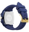 Дамски син часовник с правоъгълен корпус и силиконова каишка Ice-Watch-2 снимка