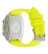 Неоново жълт дамски часовник с прозрачен корпус Ice-Watch-2 снимка