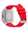 Червен унисекс часовник с прозрачна каса Ice-Watch-2 снимка