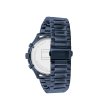 Мъжки син часовник с метална верижка Tommy Hilfiger-2 снимка