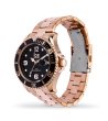 Мъжки розовозлатист часовник с черен циферблат ICE steel Rose-gold M-1 снимка