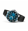 Мъжки син часовник с черна каучукова верижка Oris Aquis Date Calibre 400-1 снимка