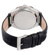 Мъжки черен аналогов часовник с кожена каишка Pierre Cardin-2 снимка
