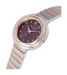 Дамски двуцветен часовник с лилав циферблат Pierre Cardin-1 снимка