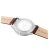 Мъжки сребрист часовник с кафява кожена каишка Pierre Cardin-2 снимка