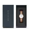 Дамски розовозлатист часовник с мрежеста верижка PETITE ROMAN Daniel Wellington-1 снимка