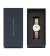 Дамски златист часовник с метална верижка PETITE ROMAN Daniel Wellington-1 снимка
