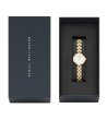 Дамски златист часовник с метална верижка Daniel Wellington-1 снимка