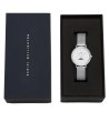 Дамски сребрист часовник с метална мрежеста верижка PETITE MOON Daniel Wellington-1 снимка