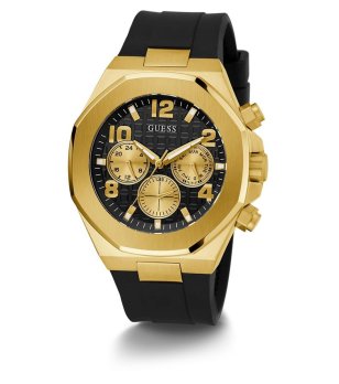Мъжки черен часовник със златист корпус GUESS EMPIRE снимка